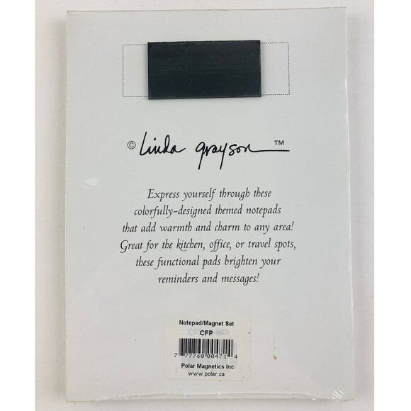 LINDA GRAYSON MAGNETIC NOTE PAD Fishing Rules Bait Hook Man's Place on Boat USA - Picture 6 of 8